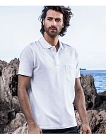Pánské polo s kapsou Heavy Piqué 40. forest model 22419084 - Promodoro Pánské polo s kapsou Heavy Piqué 40. forest model 22419084 - Promodoro
