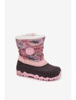 Dětské zimní boty pro dívky na zip model 21728536 růžové - Lee Cooper
