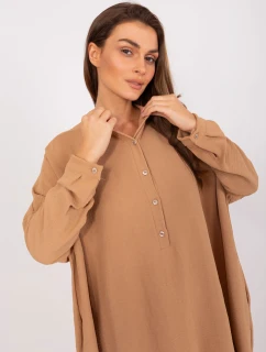 Sukienka DHJ SK model 21110935 camelowy - FPrice