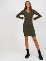 EM SK 673 šaty.78P khaki