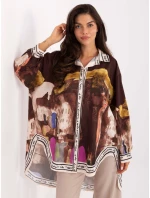 Koszula IT KS model 21393051 brązowy - FPrice