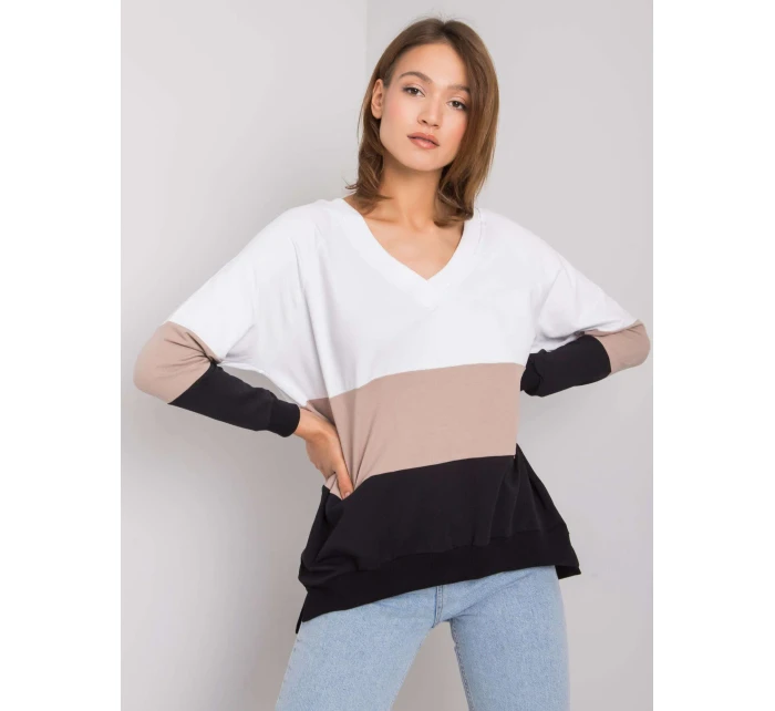 Mikina RV BL 5972.07 černá a béžová