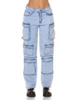 Sexy džíny model 21178085 světle modré - Koucla