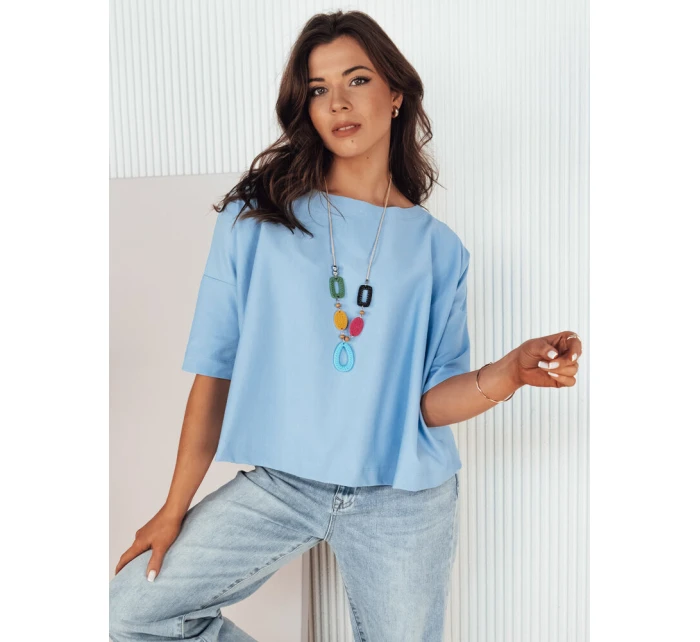 Dámská oversize halenka BULS modrá FashionStreet RY2506