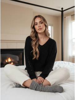 Dámský svetr black Dstreet model 21982742 - FashionStreet