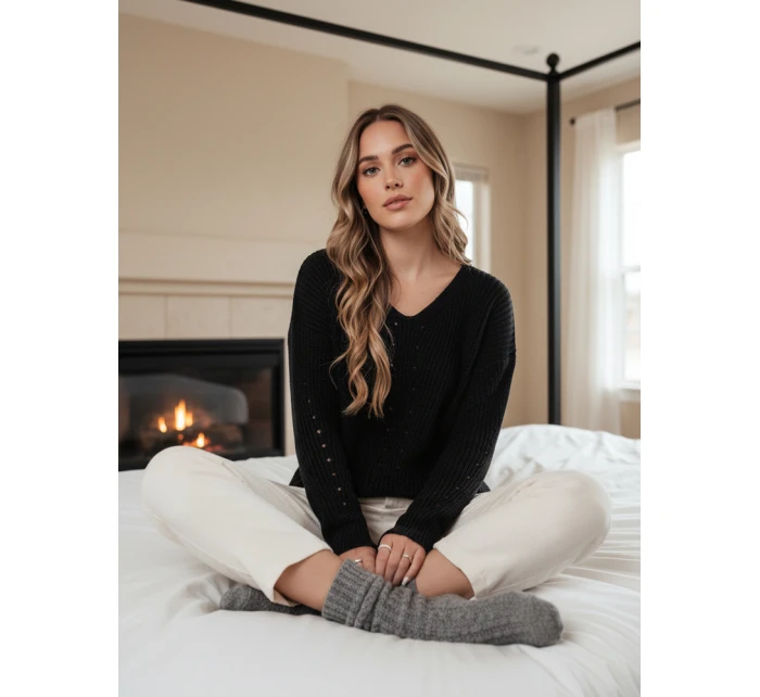 Dámský svetr black Dstreet model 21982742 - FashionStreet