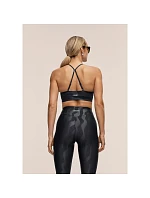 Sportovní podprsenka CASALL Sleek Strappy Sports Bra Printed, černá Sportovní podprsenka CASALL Sleek Strappy Sports Bra Printed, černá