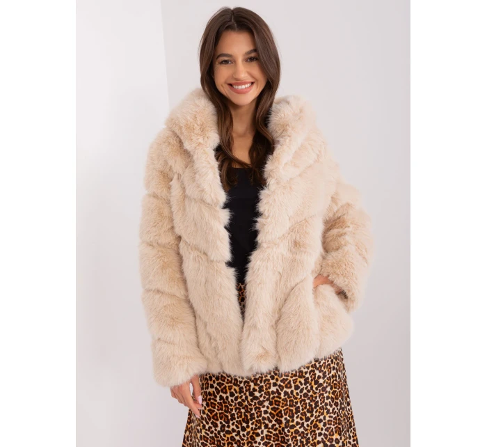 Kurtka AT KR model 18969929 beżowy - FPrice Kurtka AT KR model 18969929 beżowy - FPrice