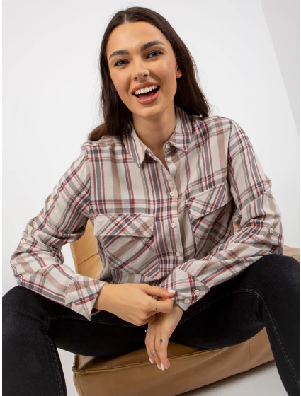 Halenka model 17790413 světle béžová - FPrice Halenka model 17790413 světle béžová - FPrice