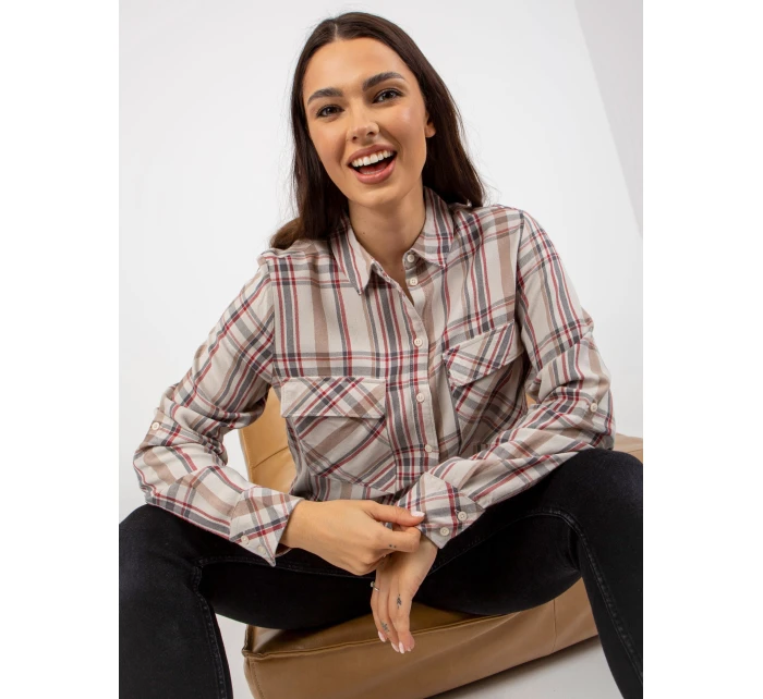 Halenka model 17790413 světle béžová - FPrice Halenka model 17790413 světle béžová - FPrice