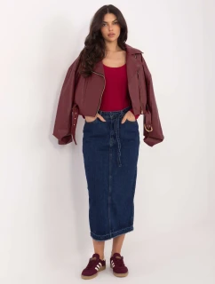 Sukně D80030BI50248D300 tmavě modrá