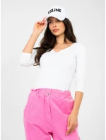 Bluzka RV BZ model 22011433 biały - FPrice Bluzka RV BZ model 22011433 biały - FPrice