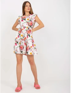 Dámské šaty RV SK 8020 bílé a červené