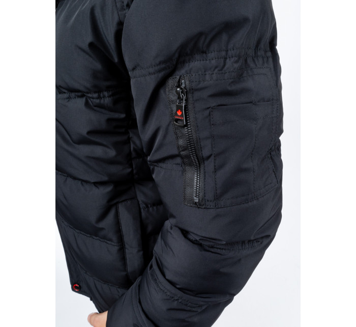 Pánská zimní bunda GLANO - černá