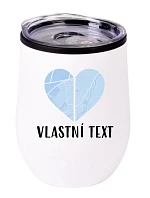 Personalizovaný termohrnek "BOWL" - Dvě místa, jedno srdce