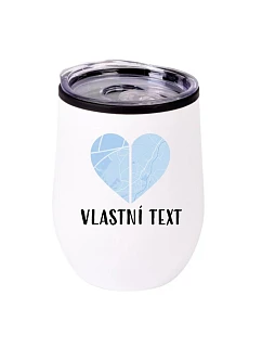 Personalizovaný termohrnek "BOWL" - Dvě místa, jedno srdce