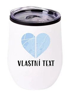 Personalizovaný termohrnek "BOWL" - Dvě místa, jedno srdce