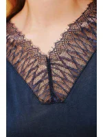 Dámská noční košile Lutecia 18182 tmavě modrá - Vamp