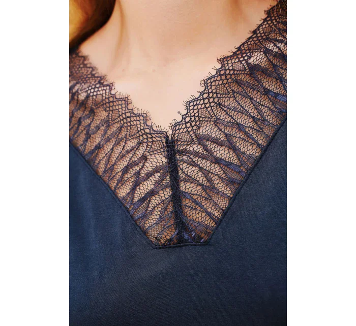 Dámská noční košile Lutecia 18182 tmavě modrá - Vamp