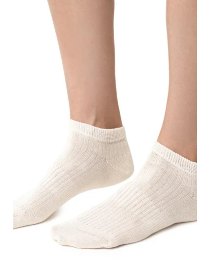 Přírodní nohy 100% bavlna model 21338619 - Steven Přírodní nohy 100% bavlna model 21338619 - Steven