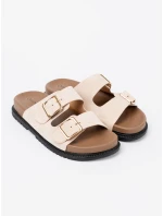 Trendy dámské Jasnobeżowy nazouváky platforma Trendy dámské Jasnobeżowy nazouváky platforma