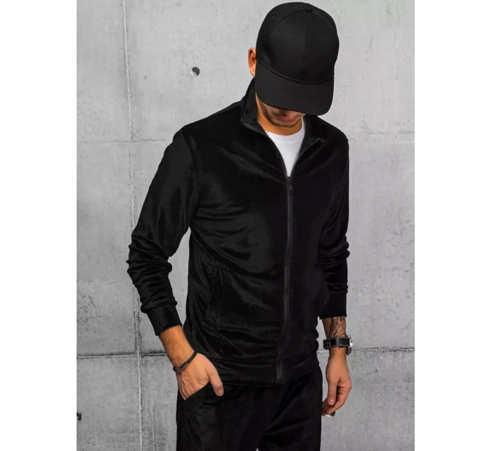 Pánská černá mikina Dstreet BX5538