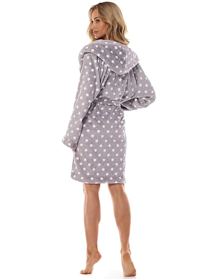 Dámský župan model 20296056 Dots SXL - L&L Dámský župan model 20296056 Dots SXL - L&L