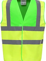 Yoko HVW 100 Hi-Vis bezpečnostní vesta 79.W100 lime/hi vis yellow