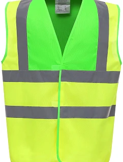 Yoko HVW 100 Hi-Vis bezpečnostní vesta 79.W100 lime/hi vis yellow