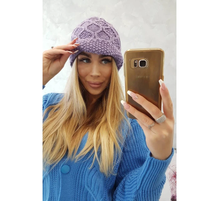 Roma fleecová čepice fialová model 18749873 - K-Fashion