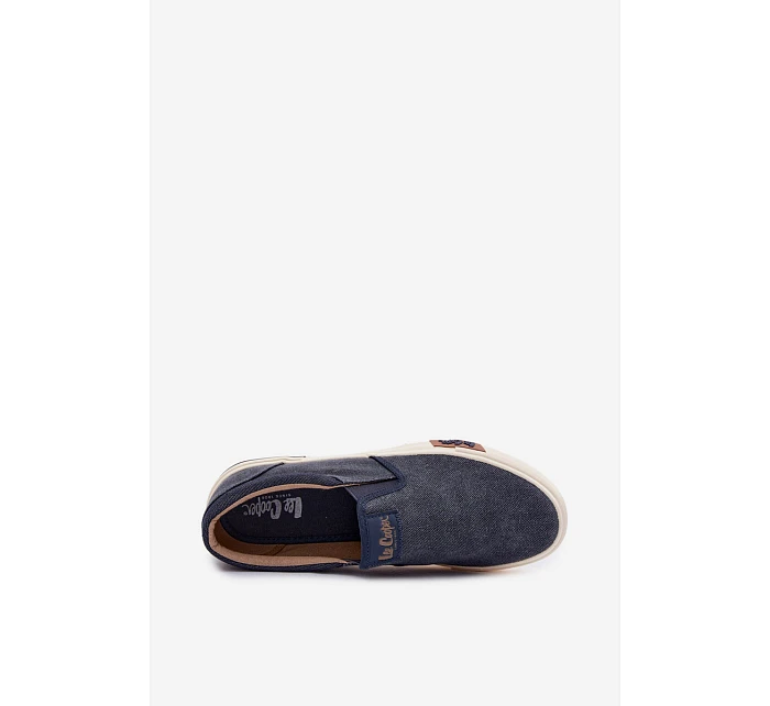 Pánské tenisky Slip On Lee Cooper LCW-26-02-4088 tmavě modré Pánské tenisky Slip On Lee Cooper LCW-26-02-4088 tmavě modré