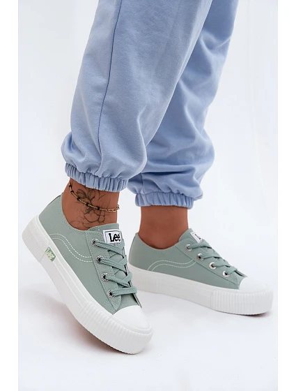 Dámské tenisky na platformě ISLA C WOMEN LOW model 22147246 mátové - Lee Dámské tenisky na platformě ISLA C WOMEN LOW model 22147246 mátové - Lee