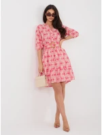Sukienka D74516M30485B koralowy