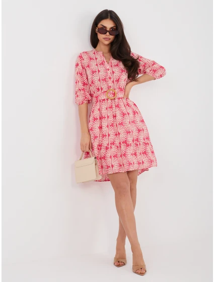 Sukienka D74516M30485B koralowy
