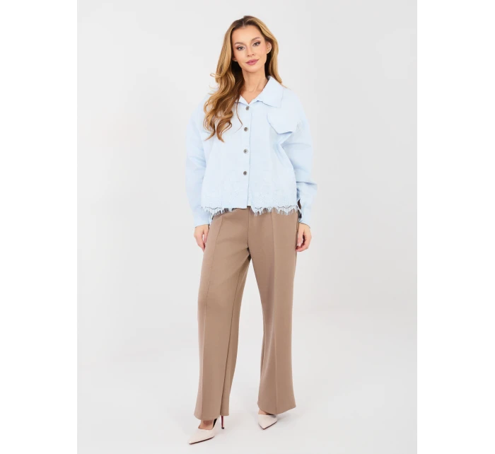 Spodnie MI SP model 21944660 ciemny bezowy - FPrice