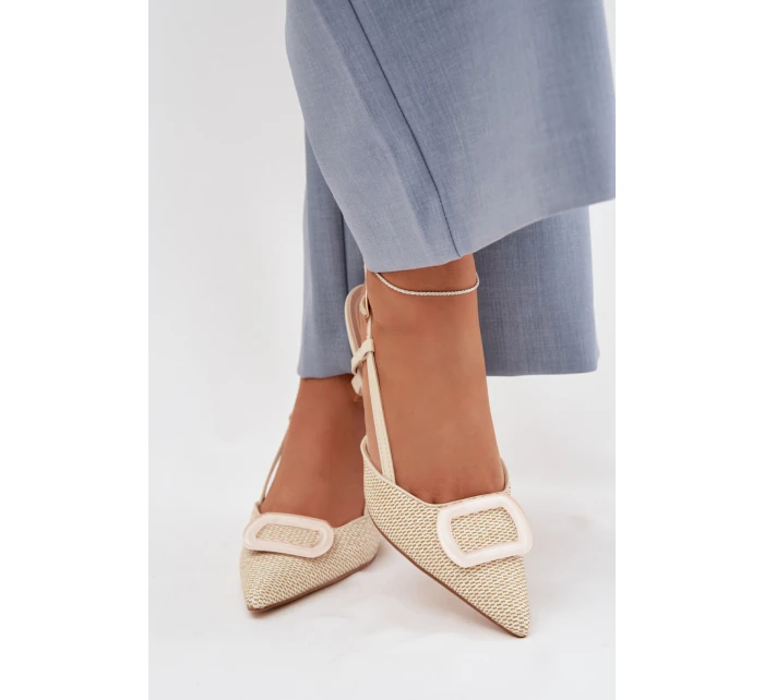 Sandály na podpatku  model 225207 Step in style