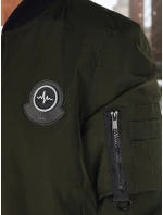 Pánská přechodná bunda bomber zelená FashionStreet TX5018