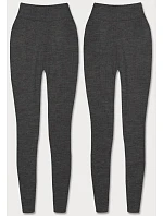 Silné bavlněné legíny tmavě šedé (YW01002-A2) Silné bavlněné legíny tmavě šedé (YW01002-A2)