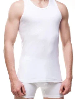 Pánské tričko 213 Authentic white plus - CORNETTE