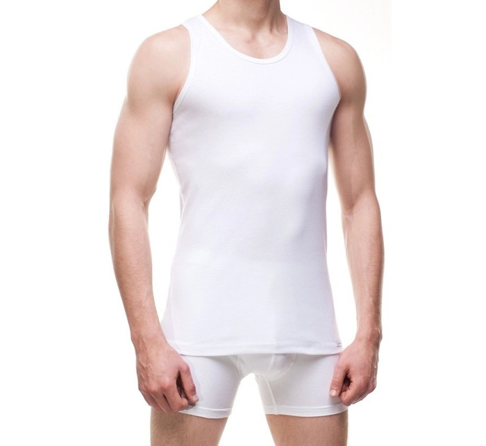 Pánské tričko 213 Authentic white plus - CORNETTE
