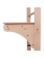 DŘEVĚNÝ ŽEBŘÍK S LAVIČKOU 112