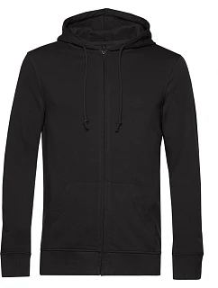 B&C Inspire Zipped Hood_° Pánská mikina s kapucí 01.U35B black pure