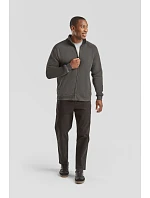 Fruit of the Loom Premium Sweat Jacket Mikina 16.2228 light graphite
