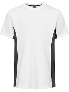 Promodoro 3590 Unisex kontrastní pracovní tričko - EXCD 40.3590 white/charcoal