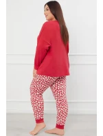 Italská móda Evora long r. long sp. barva:c.red/print Italská móda Evora long r. long sp. barva:c.red/print