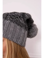 Čepice Paris z tmavě model 18750777 - K-Fashion Čepice Paris z tmavě model 18750777 - K-Fashion