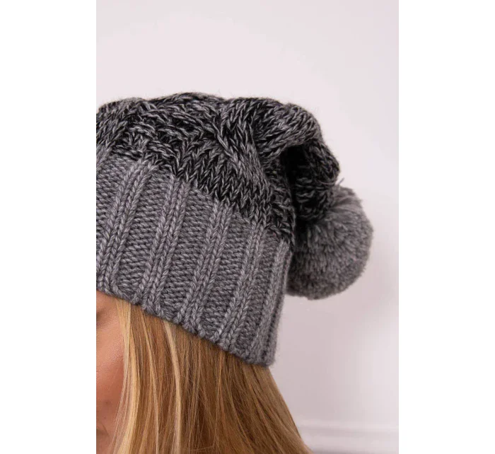 Čepice Paris z tmavě model 18750777 - K-Fashion Čepice Paris z tmavě model 18750777 - K-Fashion