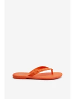 Ploché Sandály Dámské Oranžové model 21661917 - Zaxy Ploché Sandály Dámské Oranžové model 21661917 - Zaxy