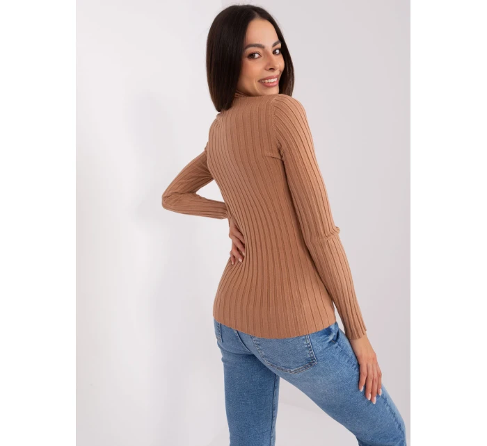 Jumper PM SW 1087.09 světle hnědý Jumper PM SW 1087.09 světle hnědý