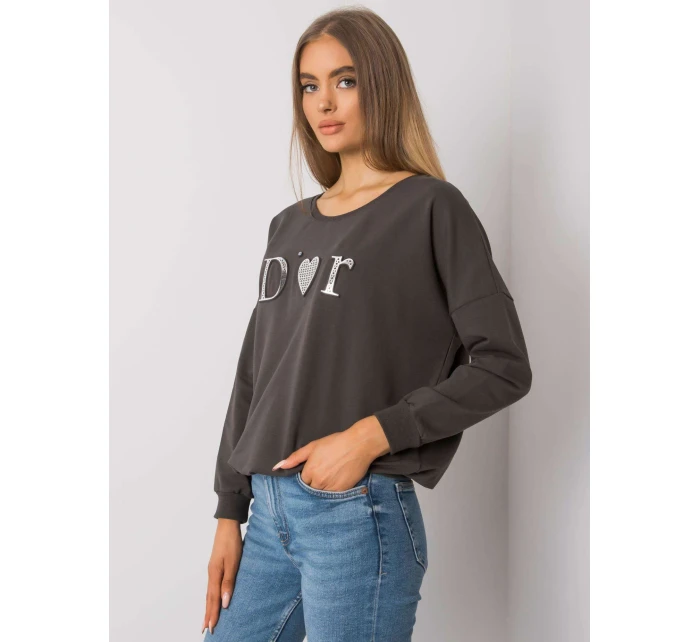 Mikina RV BL 0192.55P tmavá khaki